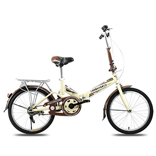 Folding Bike : Bxiao Folding Bicycle Adult Female 20 Inch Ultra Light Portable Student Children Bicycle