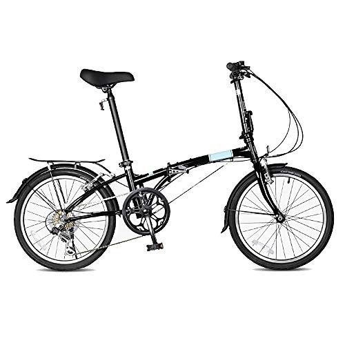 Folding Bike : CHEZI Foldable Bicycle for commuters Casual Bike for Men and Women for Adults 20 Inches 6 Speeds
