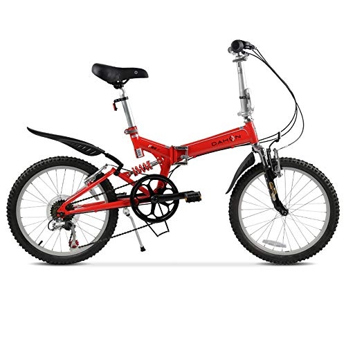 Folding Bike : Children Mountain Bike -20" Front and Rear Wheel V-cranked Mountain Bike with A Weight of 100kg