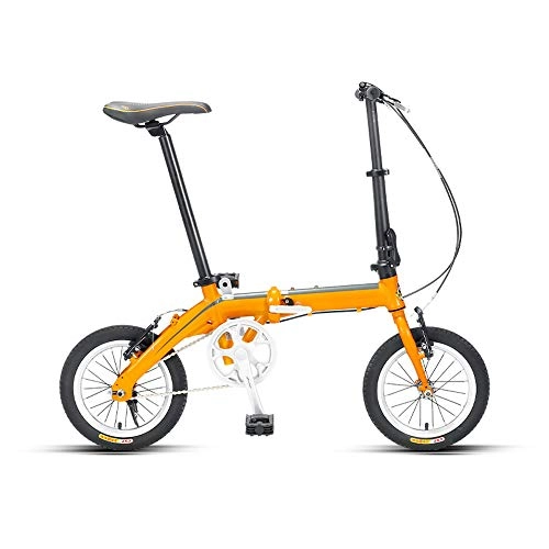 Folding Bike : CuiCui Folding Bicycle Ultra-Light Portable Adult Bicycle Men And Women Small Wheel Adult 14 Inch Student Free Installation, A1