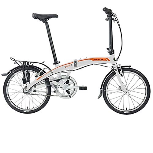 Folding Bike : Dahon Curve i3 Folding bikes, Silver UNI Orange