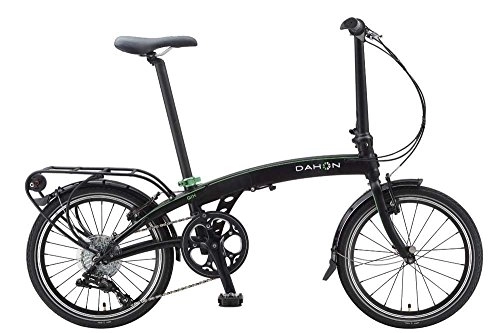 Folding Bike : Dahon Unisex Qix 2016 Folding Bicycle, Black, M