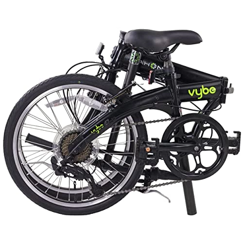 Folding Bike : DAHON VYBE D7 Folding Bike, Lightweight Aluminum Frame; 7-Speed Dahon Gears; 20” Foldable Bicycle for Adults, Black