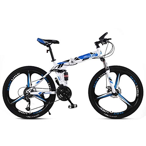Folding Bike : Dapang Mountain Bike / Bicycles Black 26'' wheel Lightweight Steel Frame 21 / 24 / 27 Speeds SHIMANO Disc Brake, 3, 21speed