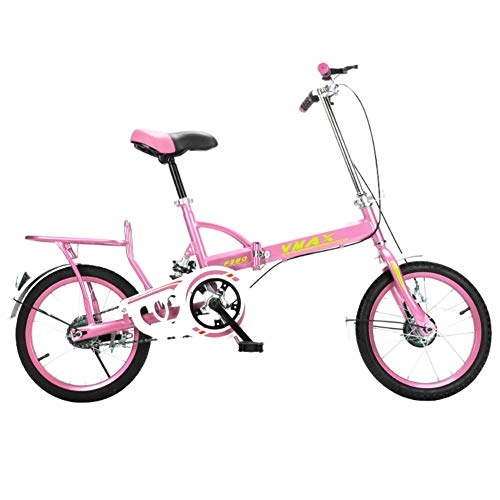Folding Bike : DBSCD Adults Folding Bicycles, Foldable Bikes Men's And Women's Ultra-light Children's Students Foldable Bicycle