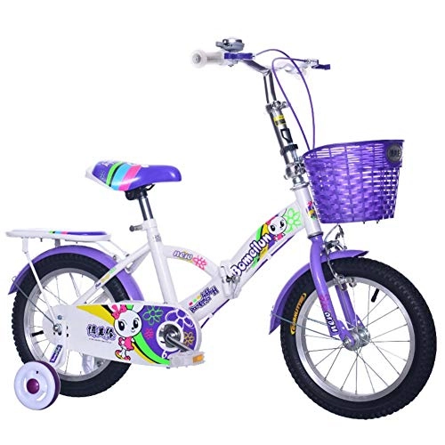 Folding Bike : DBSCD Children's Foldable Bikes, Student Folding Bicycles Lightweight Foldable Bikes For 4-5 Years Old