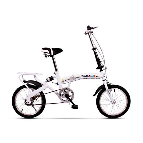 Folding Bike : DBSCD Student Folding Bicycles, Foldable Bikes Leisure Type Disc Brakes Child Travel Foldable Bicycle