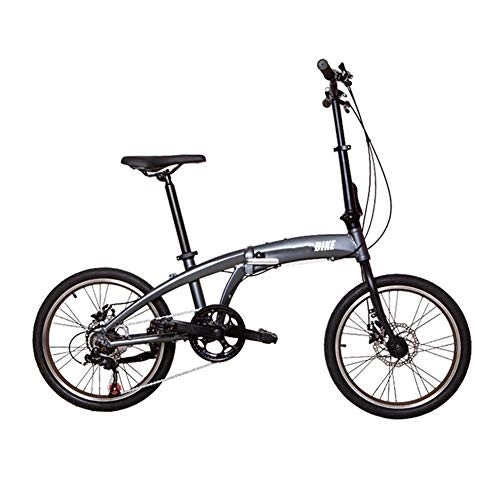 Folding Bike : Dbtxwd Unisex Adult And Student Folding Bike, Folding City Bike Foldable Bicycle, Ideal for The City And Daily Journeys, 20 Inch Wheels, Black