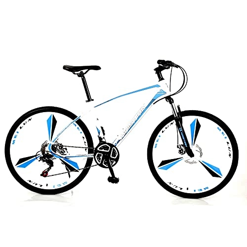Folding Bike : DEMAXIYA Folding Bicycles With Three Blade Wheels For Adults And Teenagers, 67 Inches (approximately 179 Cm Body), 27-speed Gearbox, Very Convenient To Carry And Fold, Blue