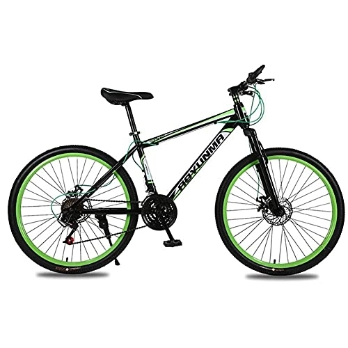 Folding Bike : DGHJK Mountain Bike, Folding Bicycle, Adult 26 Inch 21 Speed Shock Dual Disc Brakes Student Bicycle, Assault Bike