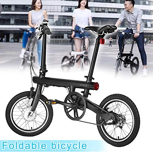 Folding Bike : Domeilleur 1 Pcs Folding Bike Smart Foldable Bicycle Portable Pedal Assistance for Cycling
