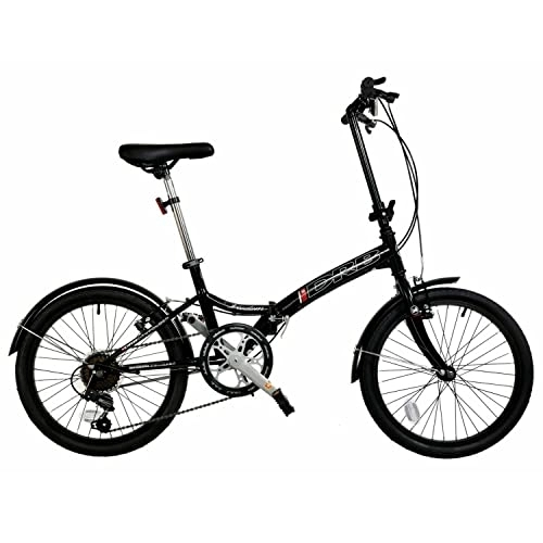 Folding Bike : DRB Dallingridge Freedom Folding Commuter Bicycle, 20" Wheel, 6 Speed - Black / White