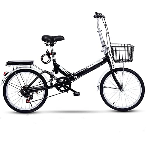 Folding Bike : Dual Disc Brake Folding Bike, Comfortable Mobile Portable Compact Lightweight Bikes Adult Student Lightweight Bike, B