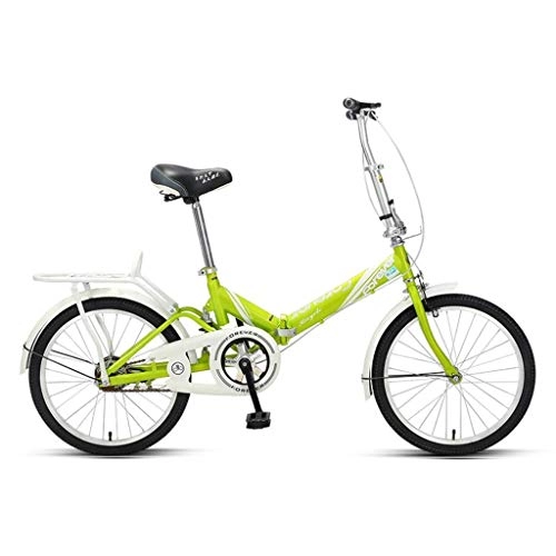 Folding Bike : DX Bicycle Bike Househol Adult Studen Trave Adult Children Mountain Foldabl 20 Inc