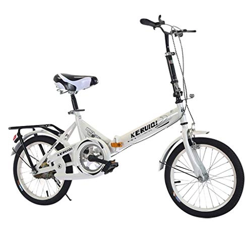 Folding Bike : DYB 20 Inch Folding City Bike Bicycle Lightweight Alloy Outroad Mountain Bike Small Portable City Mini Compact Bike Bicycle Adult Female Bicycle Student Car for Adults Men Women