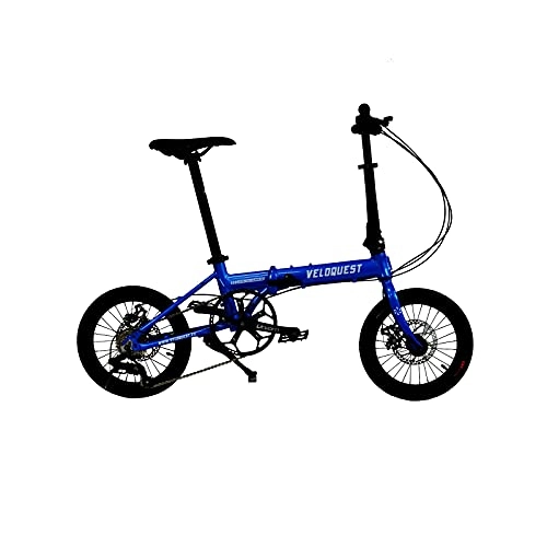 Folding Bike : Extra light folding bicycle Veloquest (Mystic blue)