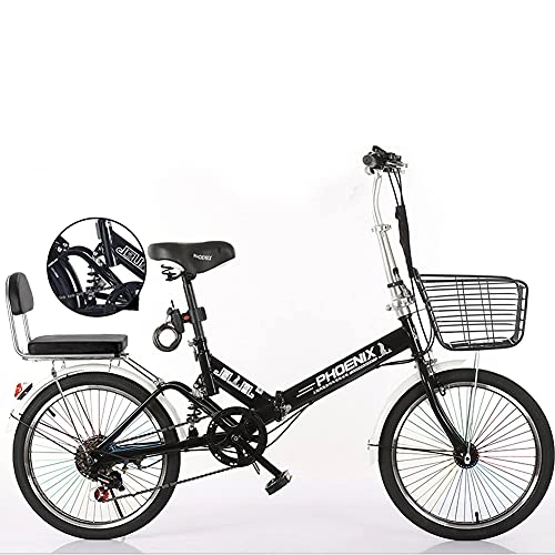 Folding Bike : FBDGNG Folding Bike for Adults, Lightweight Mountain Bikes Bicycles Strong Alloy Frame with Disc brake, 20 inches suitable for 145-180cm