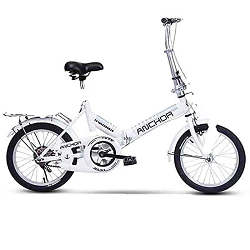 Folding Bike : FEIFEImop Adult And Youth Two-wheeled Folding Bicycle 155 Cm Folding Bicycle, Easy To Carry And Fold, Super Shock Absorption, 21-speed Gearbox, Multi-color(Color:black)