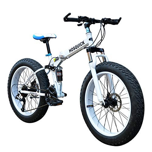 Folding Bike : FEIFEImop Folding Bicycle, Compact Bicycle With 30-speed Gearbox, Frisbee Disc Brake, High-strength 26-inch Steel Rim, Neutral, Easy To Fold, Blue
