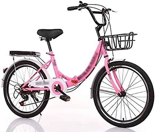 Folding Bike : Foldable Bike 20 Inch, Adult Portable City Bicycle, Carbon Steel Bicycle Unisex Folding Bicycle, Folding Bike For Men Women Students And Urban Commuters, D, Remarkable88