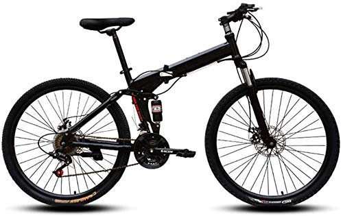 Folding Bike : Folding Bicycle for Ladies And Men 26" Lightweight Alloy Speed Adult Variable-Speed Folding Mountain Bike Bicycle, Ultra Light Speed Portable Bicycle To Work School Commute, B, 27Speed