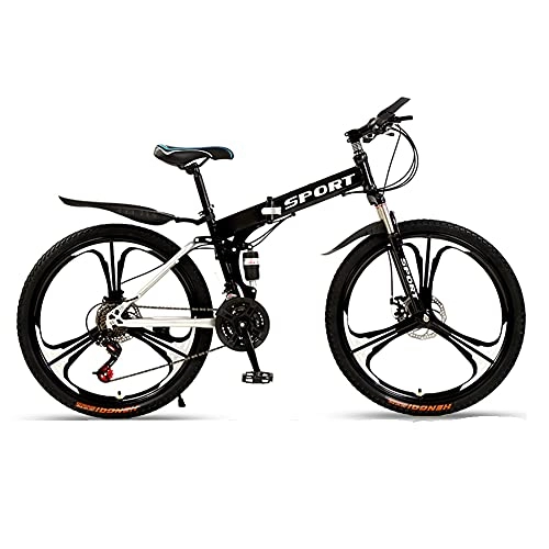 Folding Bike : Folding Bicycles, 20 24 26-Inch Mountain Bike High Carbon Steel Aluminium Alloy Outdoor Bicycle for Daily Use Trip Long Journey / A / 20inch