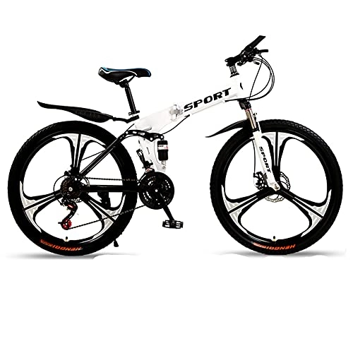 Folding Bike : Folding Bicycles, 20 24 26-Inch Mountain Bike High Carbon Steel Aluminium Alloy Outdoor Bicycle for Daily Use Trip Long Journey / E / 20inch