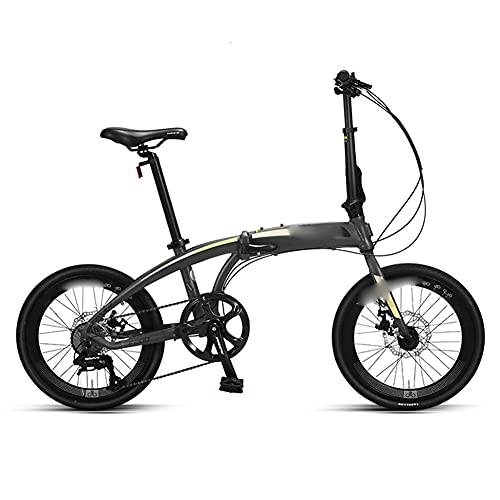 Folding Bike : Folding Bike for Adults, Adult Mountain Bike, High-Carbon Steel Frame Dual Full Suspension Dual Disc Brake, Outdoor Bicycle for Daily Use Trip Long Journey / C