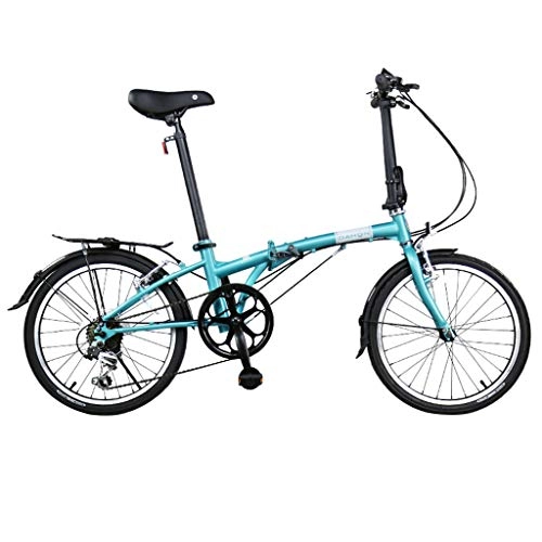 Folding Bike : Folding Bikes Bicycle 20 Inch Folding Bicycle Ultra Light Speed Bicycle Adult Student Men And Women Folding Bicycle (Color : Red, Size : 151 * 60 * 103cm)