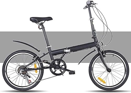Folding Bike : Folding Bikes, Foldable Bicycle, Folding City Bike Bicycle for Urban Commuter, Outdoor Folding Bicycle with High Carbon Steel Frame, Folding Bicycle for Adults