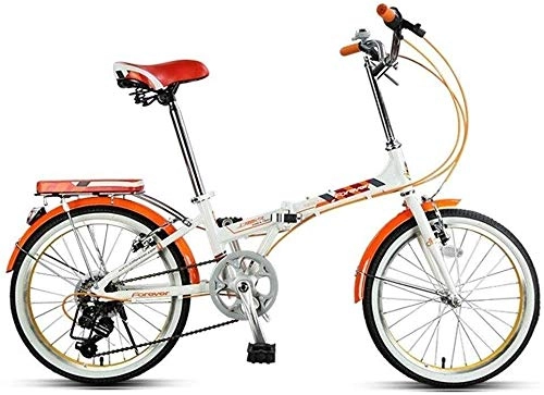 Folding Bike : Folding Bikes Folding Bicycle Adult Ultra Light Portable Bicycle Shifting Aluminum Alloy 20 Inch Pedal Bicycle Adjustable Speed