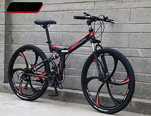 Folding Bike : Folding Bikes for Adults Foldable Bicycle Exercise Mountain Kids' Bmx Cycling-equipment 24 / 26 Inches Suitable for 165-195CM Height (24 inches * 21 speed, O)