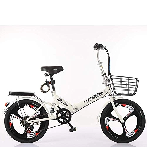 Folding Bike : Folding Mountain Bike, Mini Portable Bicycle, Variable Speed High-carbon Steel MTB For Adult Teens Unisex Student AQUILA1125 (Color : A)