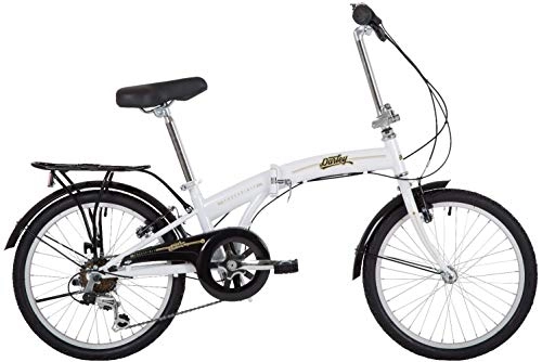 Folding Bike : Freespirit Darley 20" Wheel White 6 Speed Folding Bike
