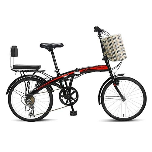 Folding Bike : FUFU Folding Bicycle, 20 Inch Bikes for Adults, Lightweight Alloy Folding City Bike Bicycle
