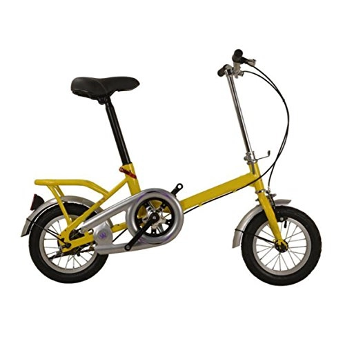 Folding Bike : GHGJU Bicycle Child Folding Bike 20 Inch 16 Inch 12 Inch Adult Student Bicycle High-end Folding Bicycle Outdoor Cycling, Yellow-16in