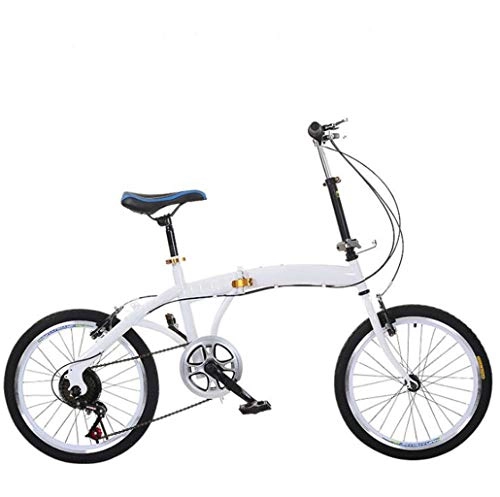 Folding Bike : GHGJU Bicycle folding bicycle ult ra light bicycle 20 inch folding bicycle variable speed bicycle suitable for mountain roads and rain and snow roads This bicycle is foldable