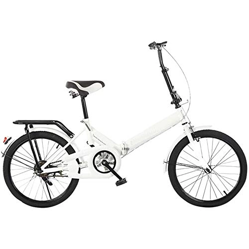 Folding Bike : GOLDEN MANGO Foldable Mini Bicycle, 20-Inch Wheels, Variable Speed Bicycle, Adjustable Seat Bicycle, Adult Student Light Bicycle, Ladies Folding Bicycle Mountain Bike