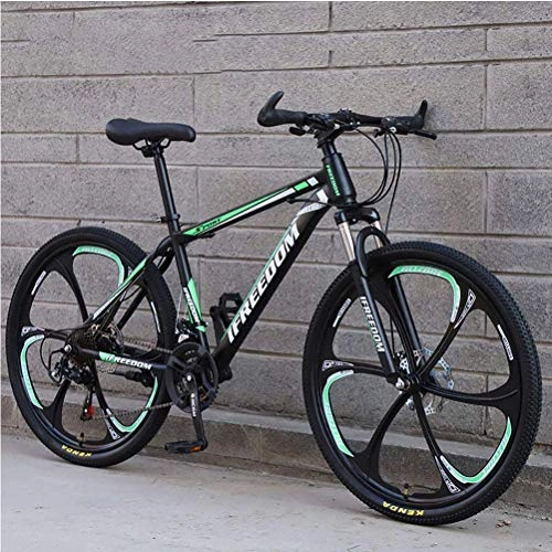 Folding Bike : GOLDGOD 24 Inch Folding Mountain Bike, Portable Outdoor Mtb Bicycle with Double Disc Brake And Adjustable Seat Handlebars Mountain Bicycle Shock Absorption, 21 speed