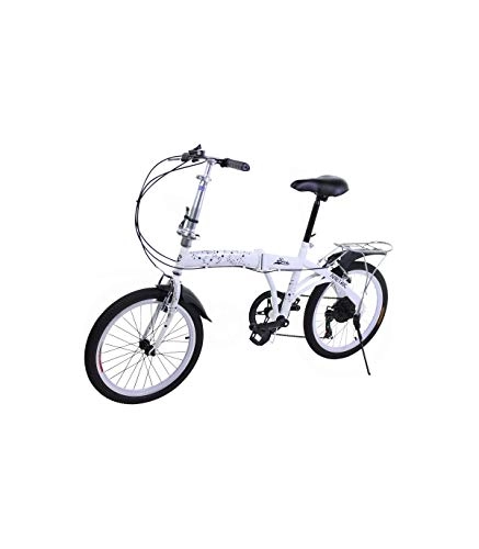 Folding Bike : Grupo K-2 Metric Unisex Folding Bike with 20'' Wheels (White)