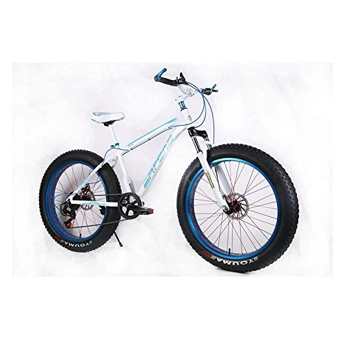 Folding Bike : GUO Fat Bicycle 26 Inch Snow Bike Aluminum Alloy Folding Mountain Bike Fat Tire Snow Bike Double Disc Brake-B