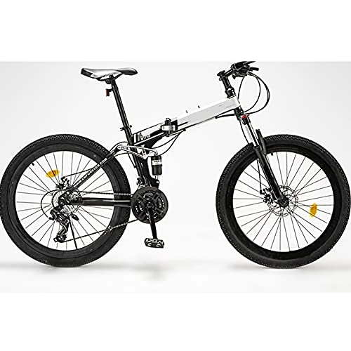 Folding Bike : GWL Folding Bicycles, 24 26-Inch Mountain Bike High Carbon Steel Aluminium Alloy Outdoor Bicycle For Daily Use Trip Long Journey / A / 26inch