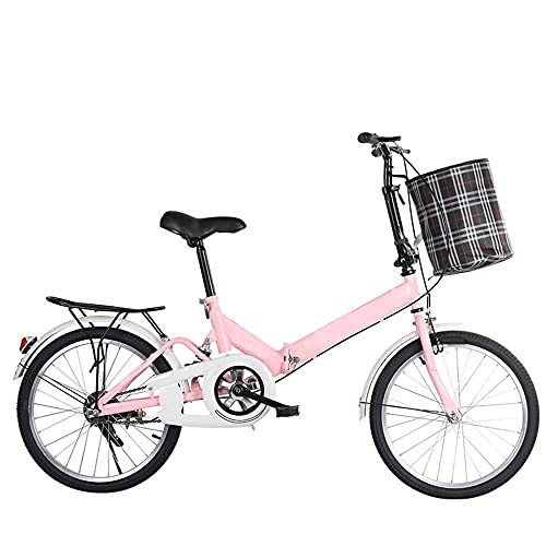 Folding Bike : GWL Folding Bike for Adults, Lightweight Mountain Bikes Bicycles Strong Alloy Frame with Disc brake, 20 inches suitable for 130-178cm / B / 20inch