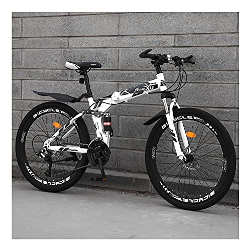 Folding Bike : GWL Folding Bike for Adults, Lightweight Mountain Bikes Bicycles Strong Alloy Frame with Disc brake, 24 26 inches / A21speed / 26inch