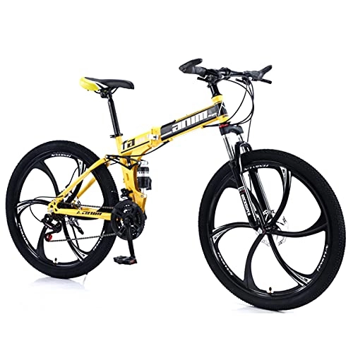 Folding Bike : GWXSST Bike Sport 21 Speeds Bikes, With Anti-slip Wear-resistant, Wheel Dual Mountain Fast Folding Ergonomic Lightweight, Bike For Men Or Women C