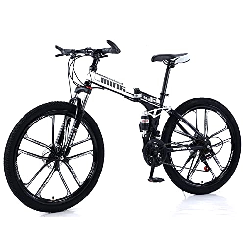Folding Bike : GWXSST Bikes Mountain Bike Fast Folding, Ergonomic Lightweight, Anti-slip Wear-resistant Wheel Dual, For Men Or Women C(Size:30 speed)