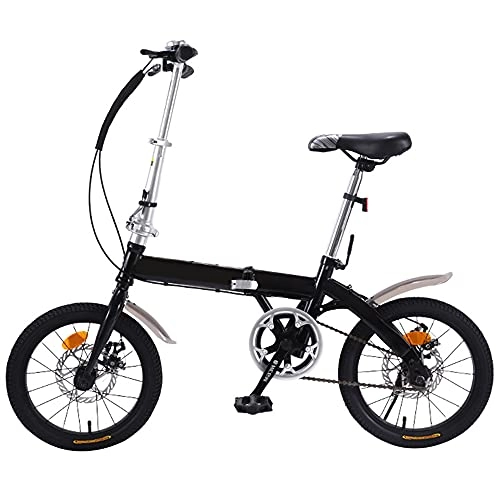 Folding Bike : GWXSST Mountain Bike 7 Speed Folding Bike Wheel Dual Height Adjustable Seat Suitable, And Save Space Better, For Mountains And Roads C