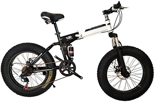 Folding Bike : HCMNME durable bicycle, Folding Bicycle Mountain Bike 26 Inch with Super Lightweight Steel Frame, Dual Suspension Folding Bike and 27 Speed Gear, Black, 27Speed Outdoor sports Mountain Bike Alloy f