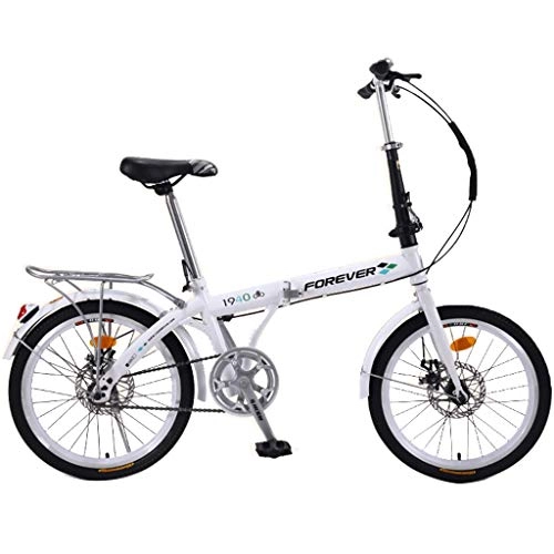 Folding Bike : Hmvlw mountain bikes 20 Inch Foldable Lightweight Mini Bike Small Portable Bicycle Adult Student