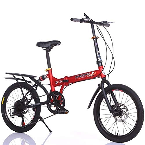 Folding Bike : HWZXC Student Folding Bicycles, Children's Foldable Bikes Variable 6 Speed Shimano Male And Female Mountain Gift Adults Folding Bicycles Foldable Bicycle